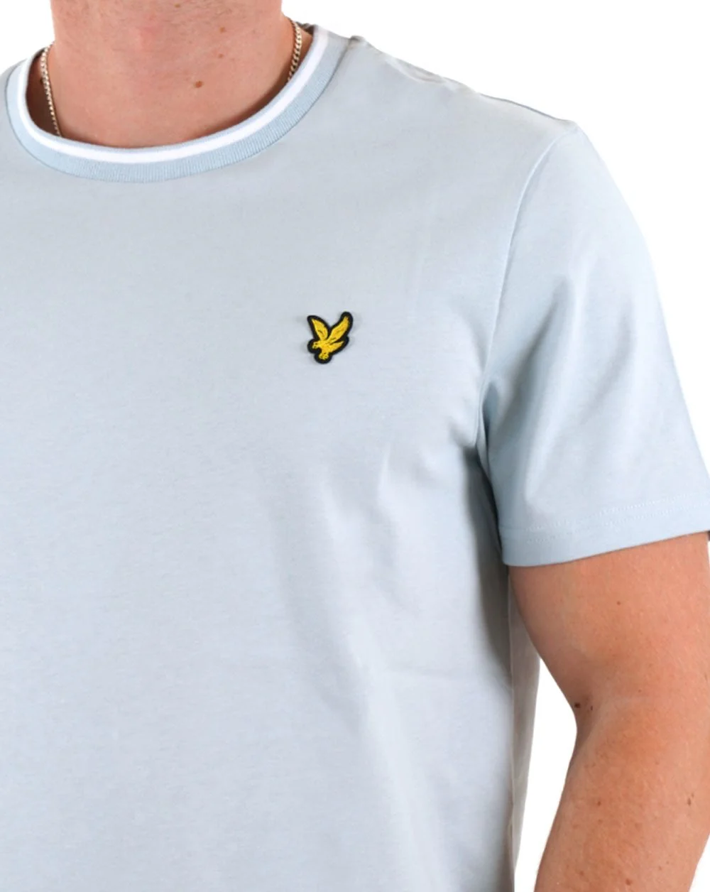 Lyle & Scott Tipped T-shirt Fresh Water - Image 2
