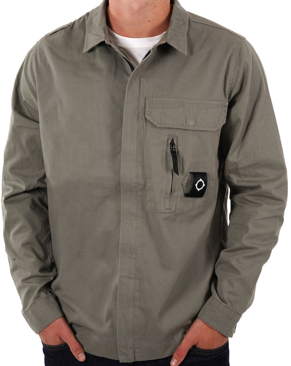 Ma.strum Cadet Overshirt Sedona Grey - Image 2