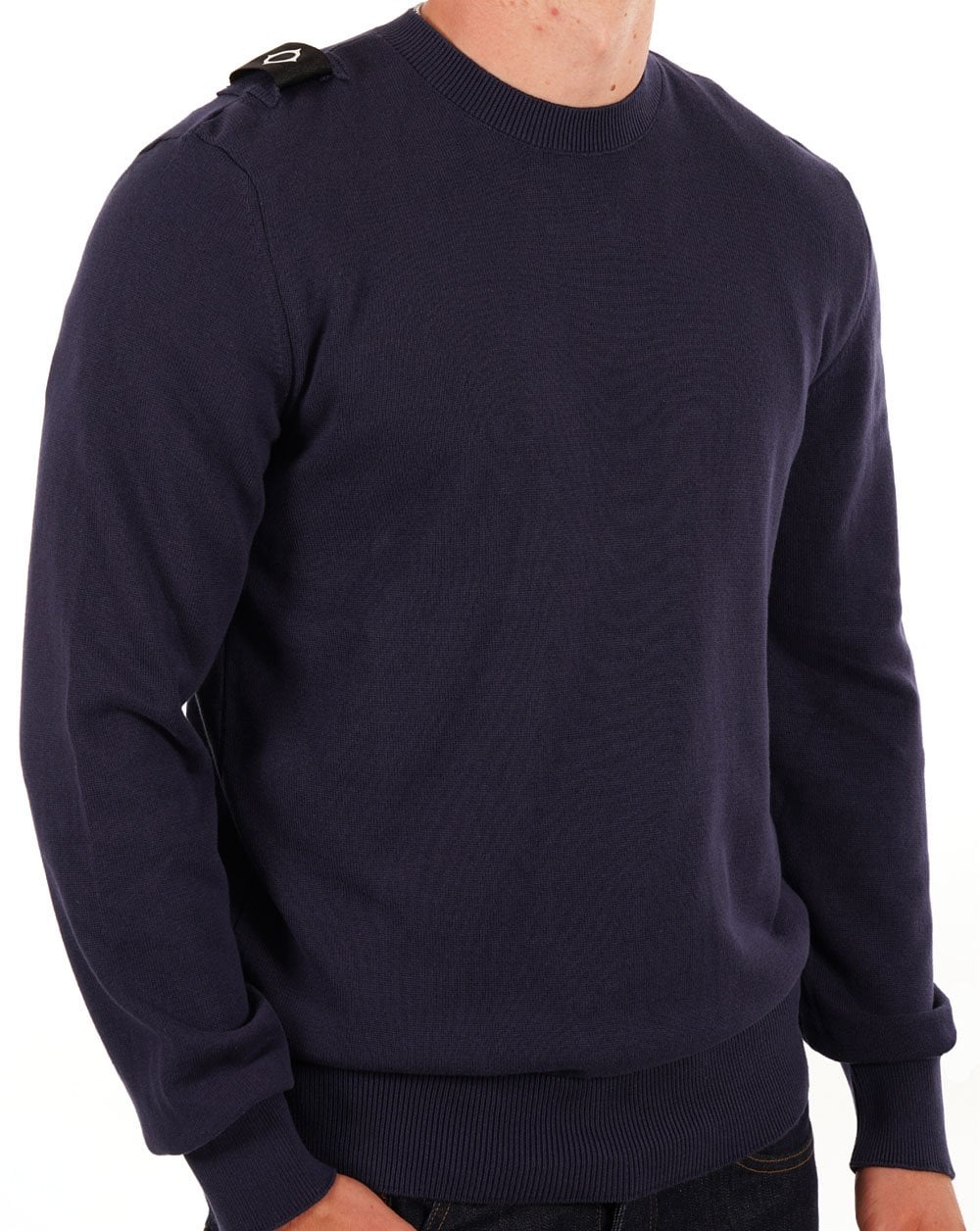 Ma.strum Crew Neck Knit Ink Navy - Image 4
