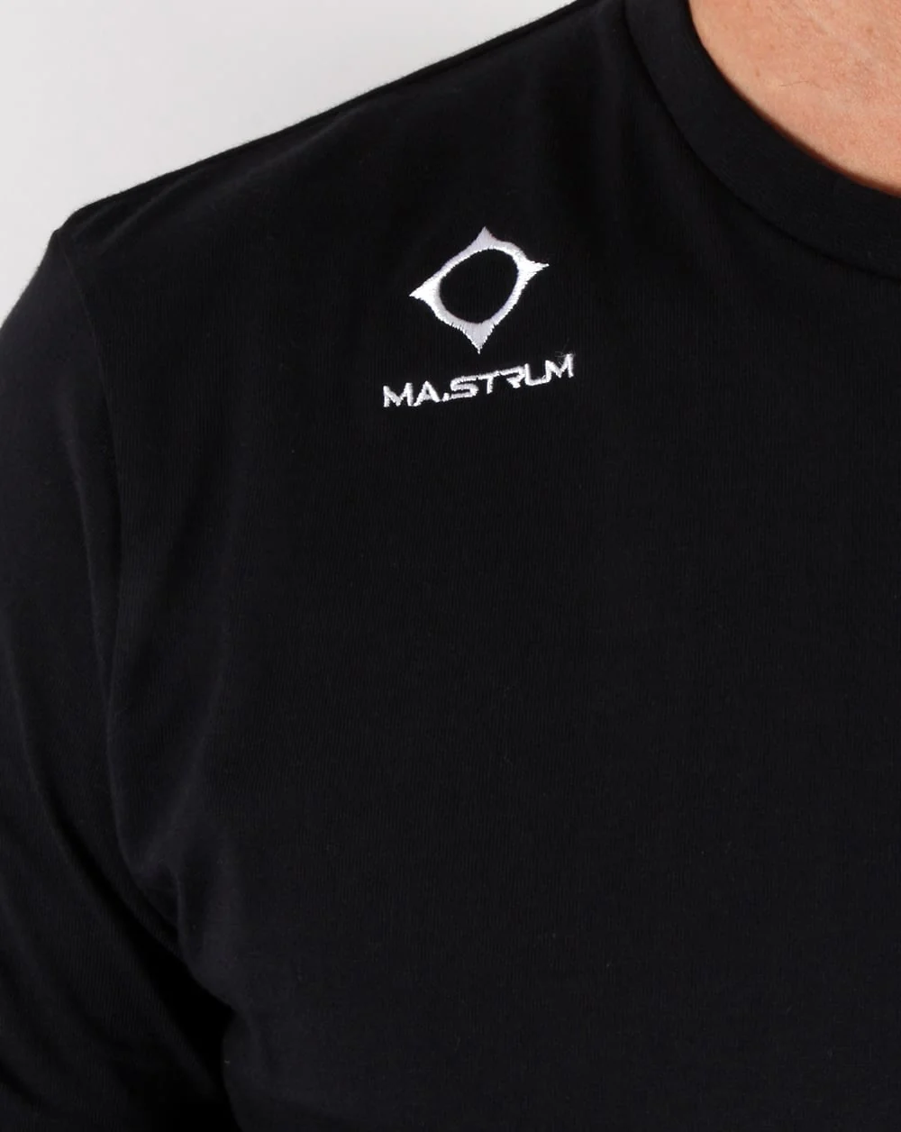 Ma.strum Emblem Long Sleeve T Shirt Black - Image 2