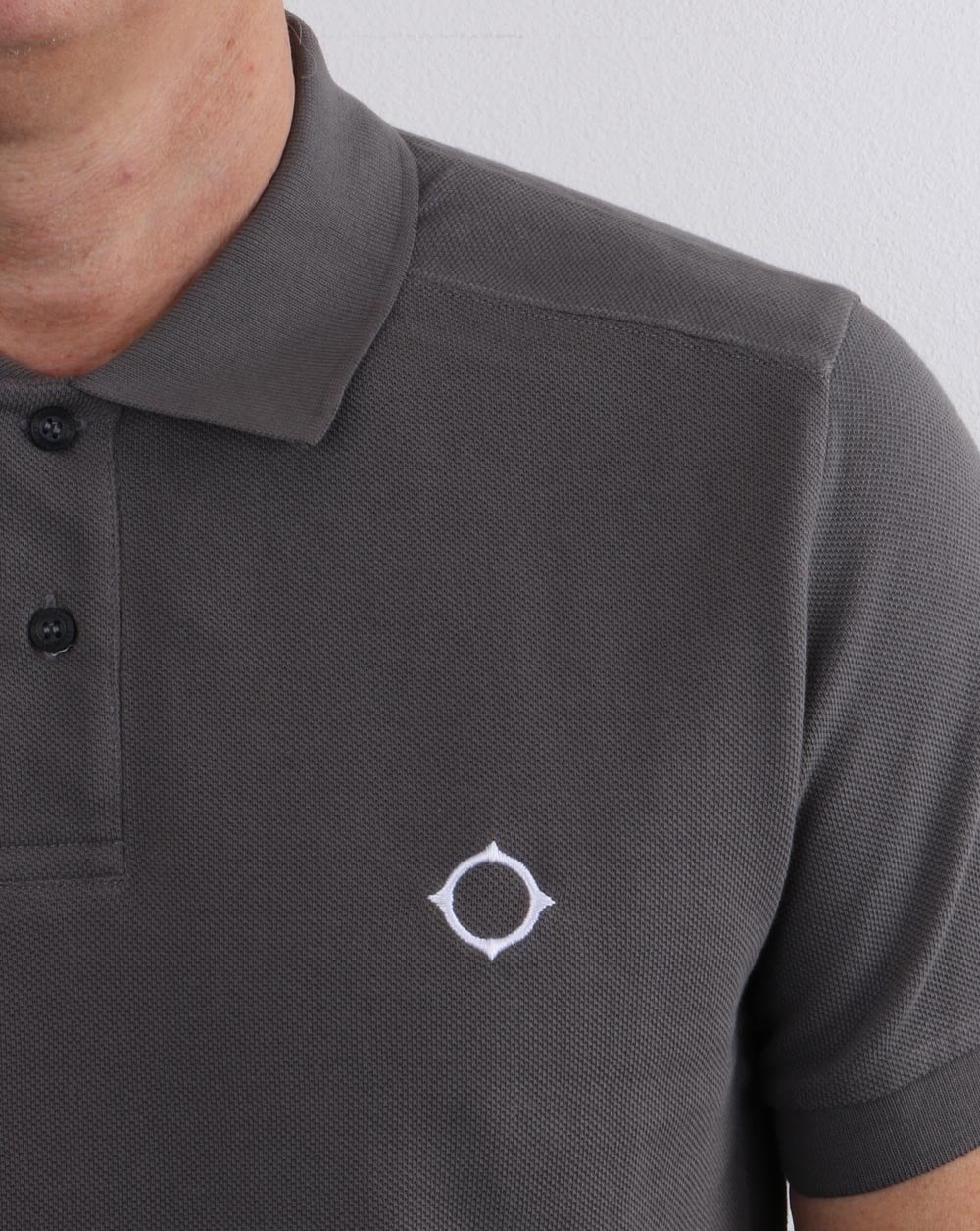 Ma.strum Pique Polo Dark Slate - Image 2
