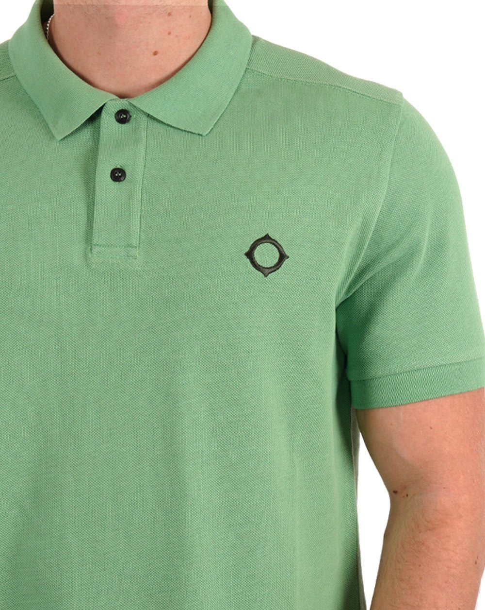 MA.STRUM Pique Polo Fresh Green - Image 2