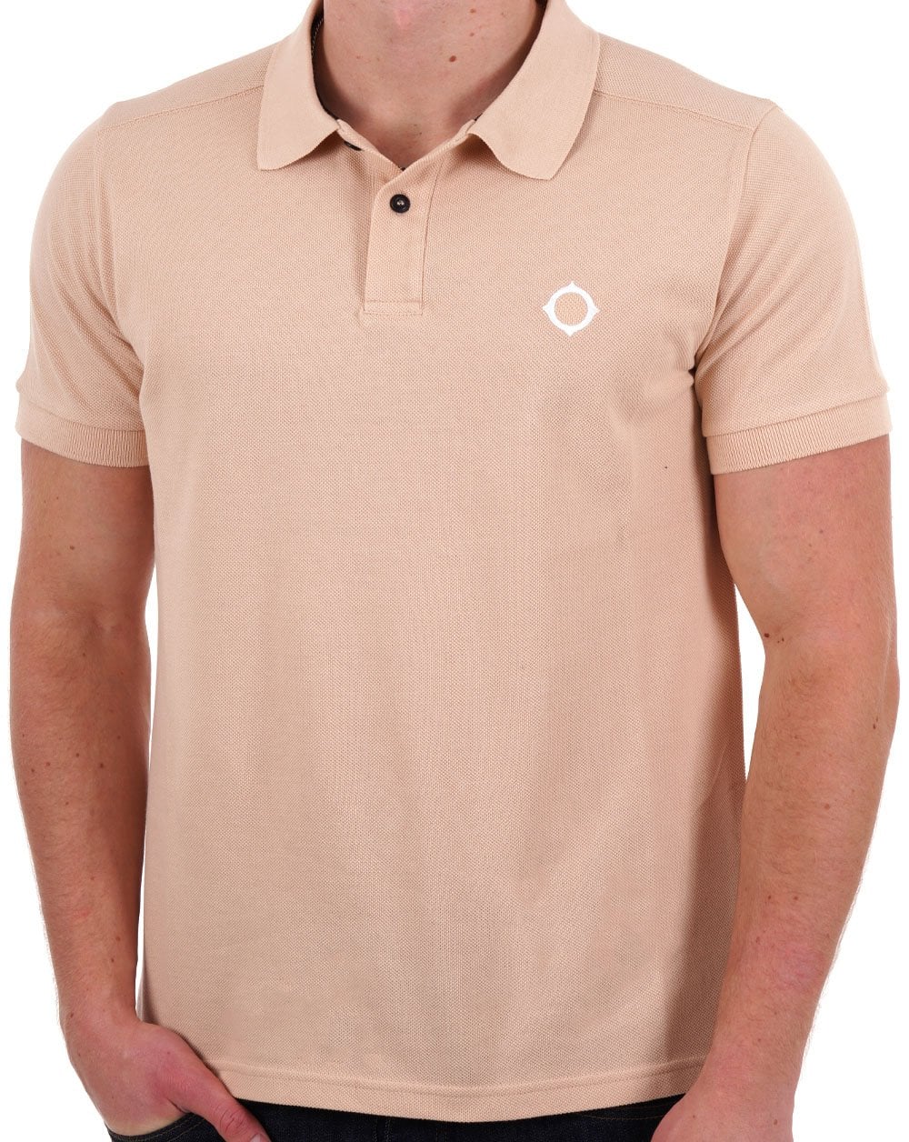Ma.strum Pique Polo Oatmeal - Image 3