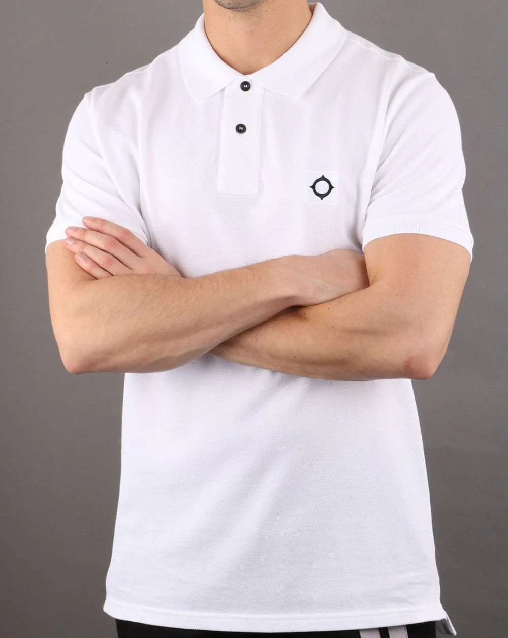Ma.strum Pique Polo Optic White - Image 3