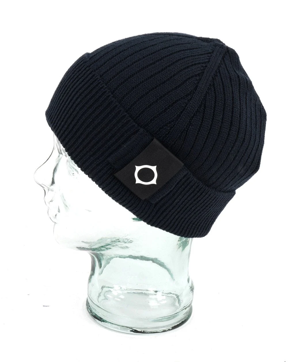 Ma.strum Rib Beanie Hat Dark Navy - Image 2