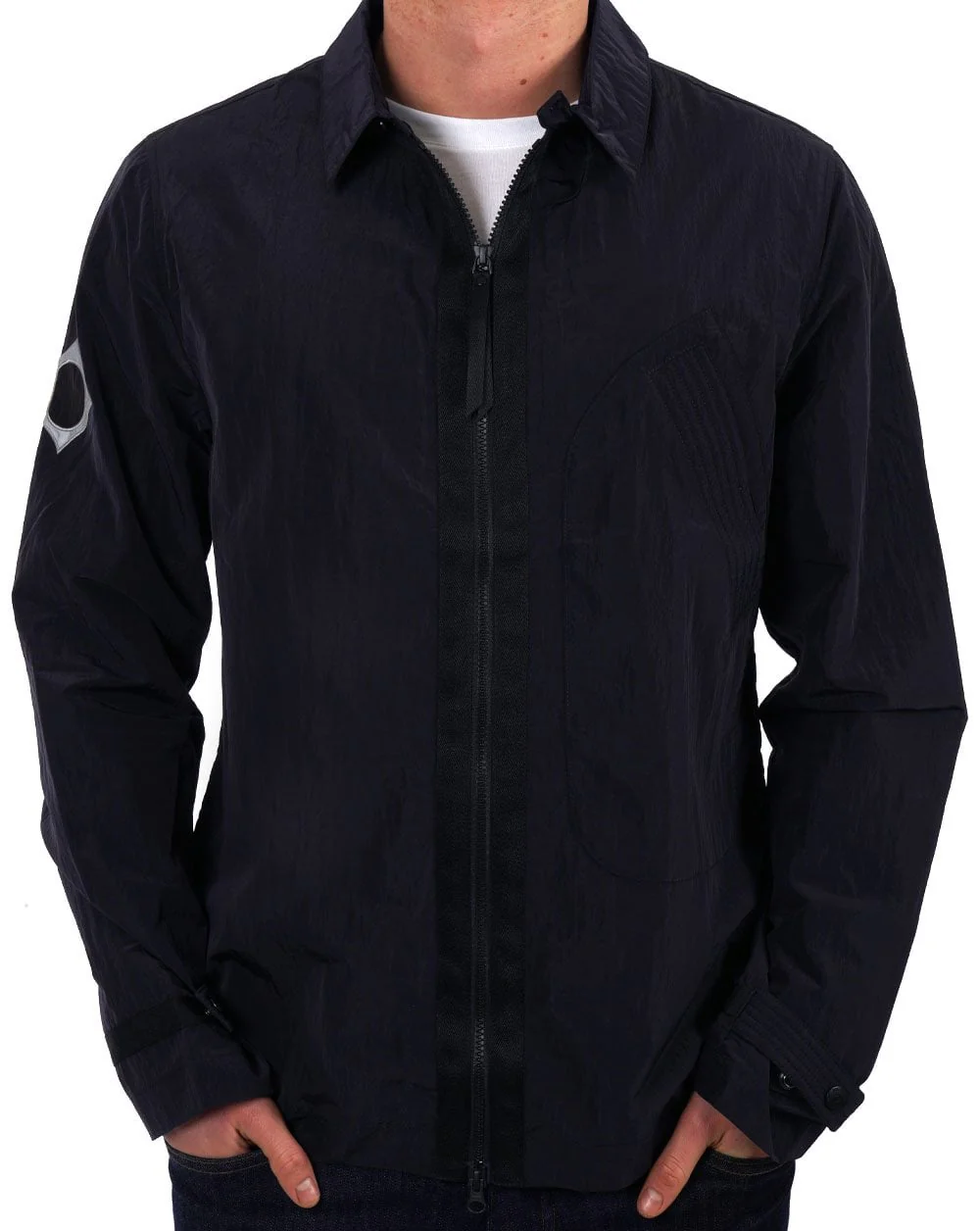 MA.STRUM Rivet Overshirt Black - Image 3