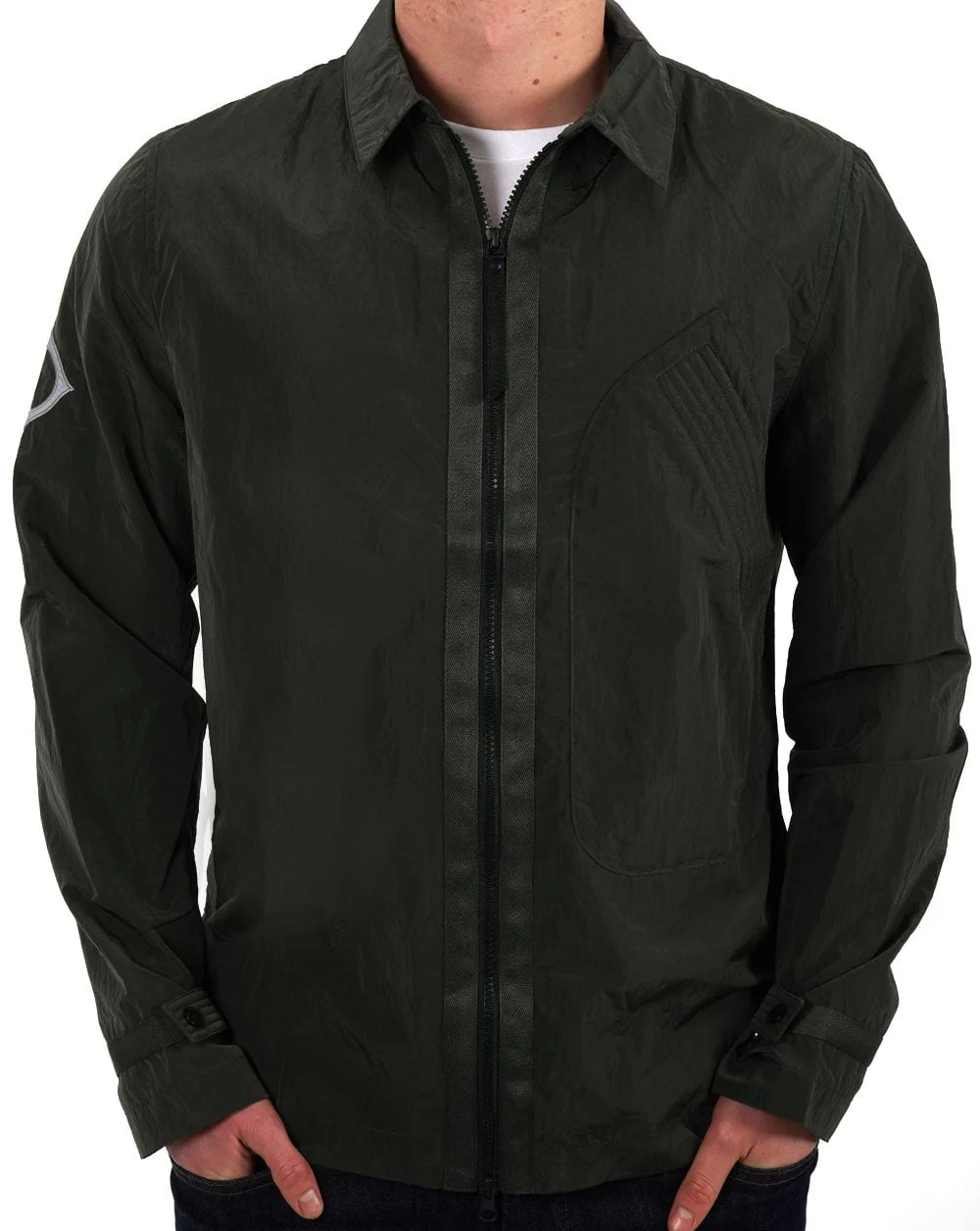 MA.STRUM Rivet Overshirt Oil Slick - Image 3