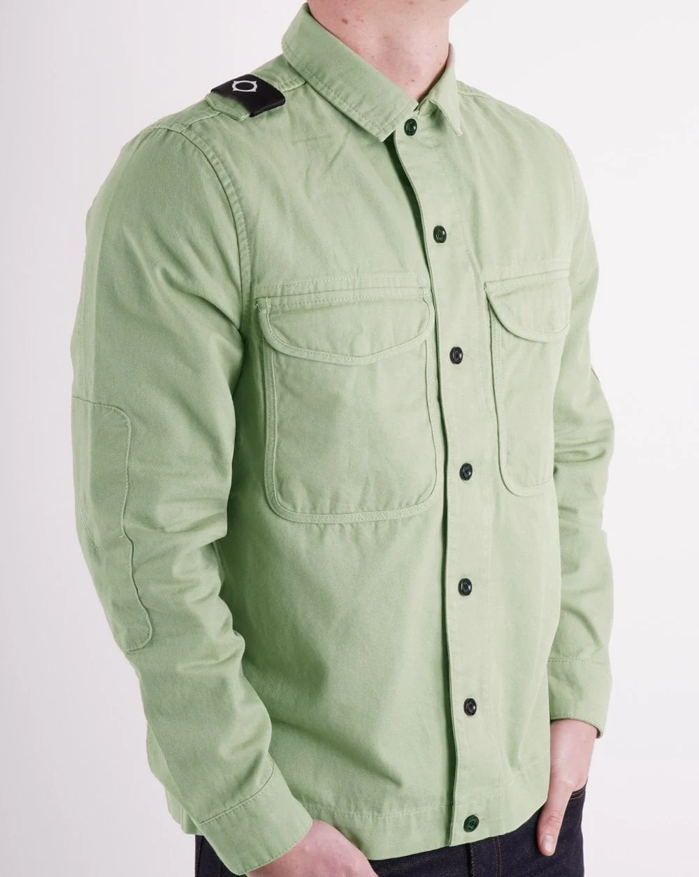 Ma.strum Two Pocket Overshirt Green - Image 3