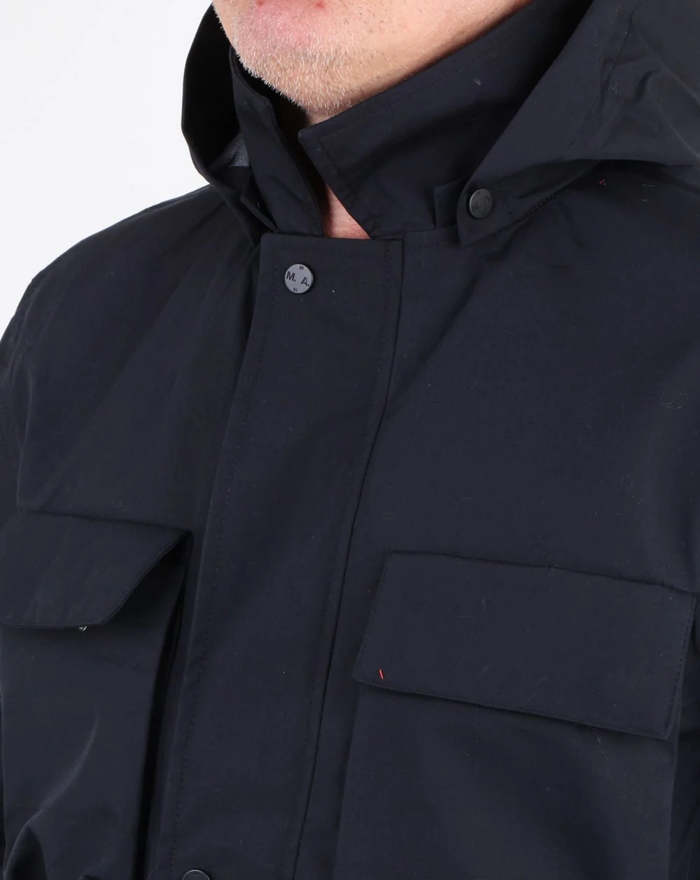 Marshall Artist 3l Bonded Field Jacket Navy - Image 2