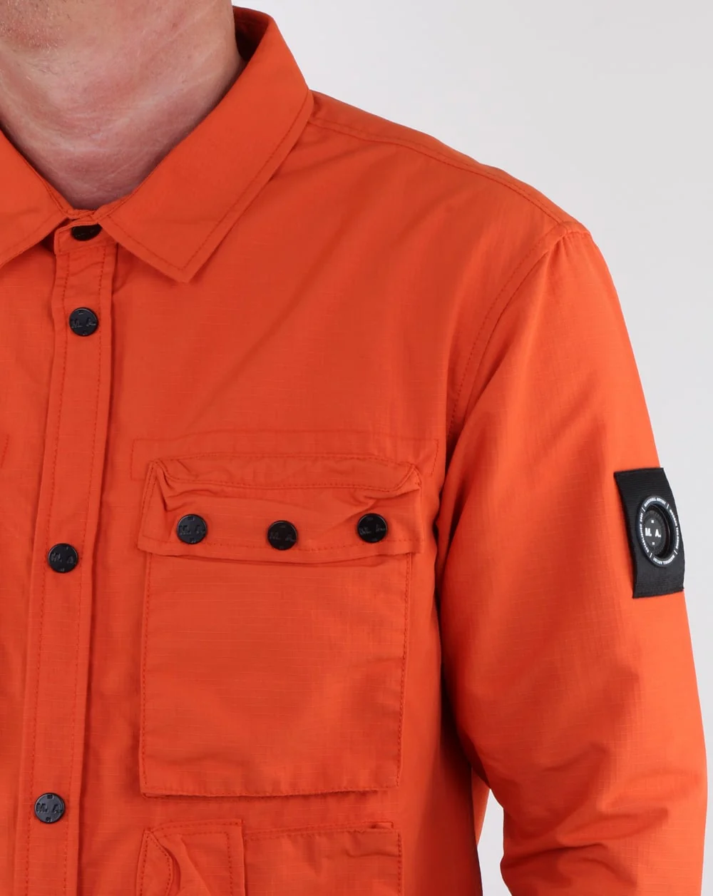 Marshall Artist 60 40 Hiking Overshirt Orange - Image 2