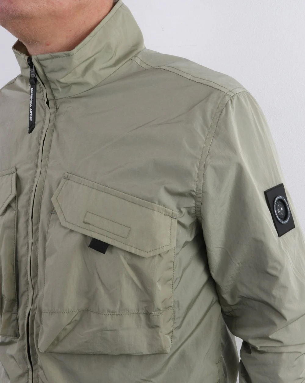 Marshall Artist Acier Jacket Dark Stone - Image 3