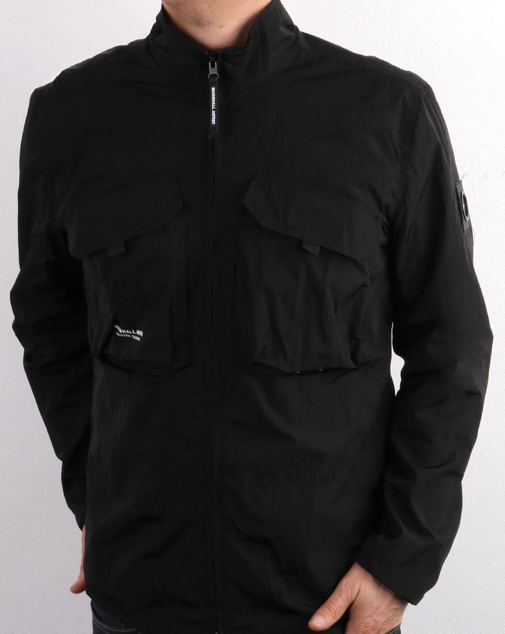 Marshall Artist Acier Overshirt Black - Image 2