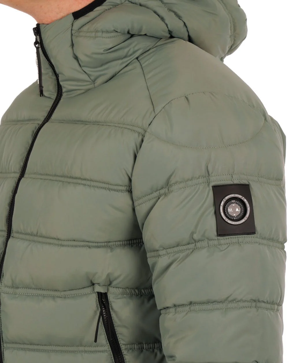 Marshall Artist Altitude Bubble Jacket Oxide Green - Image 2