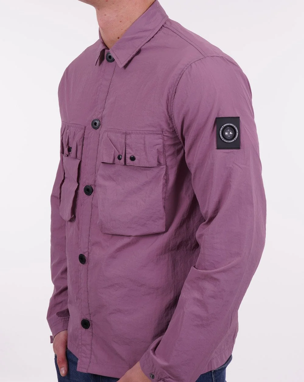 Marshall Artist Compacta Quinto Overshirt Berry - Image 2