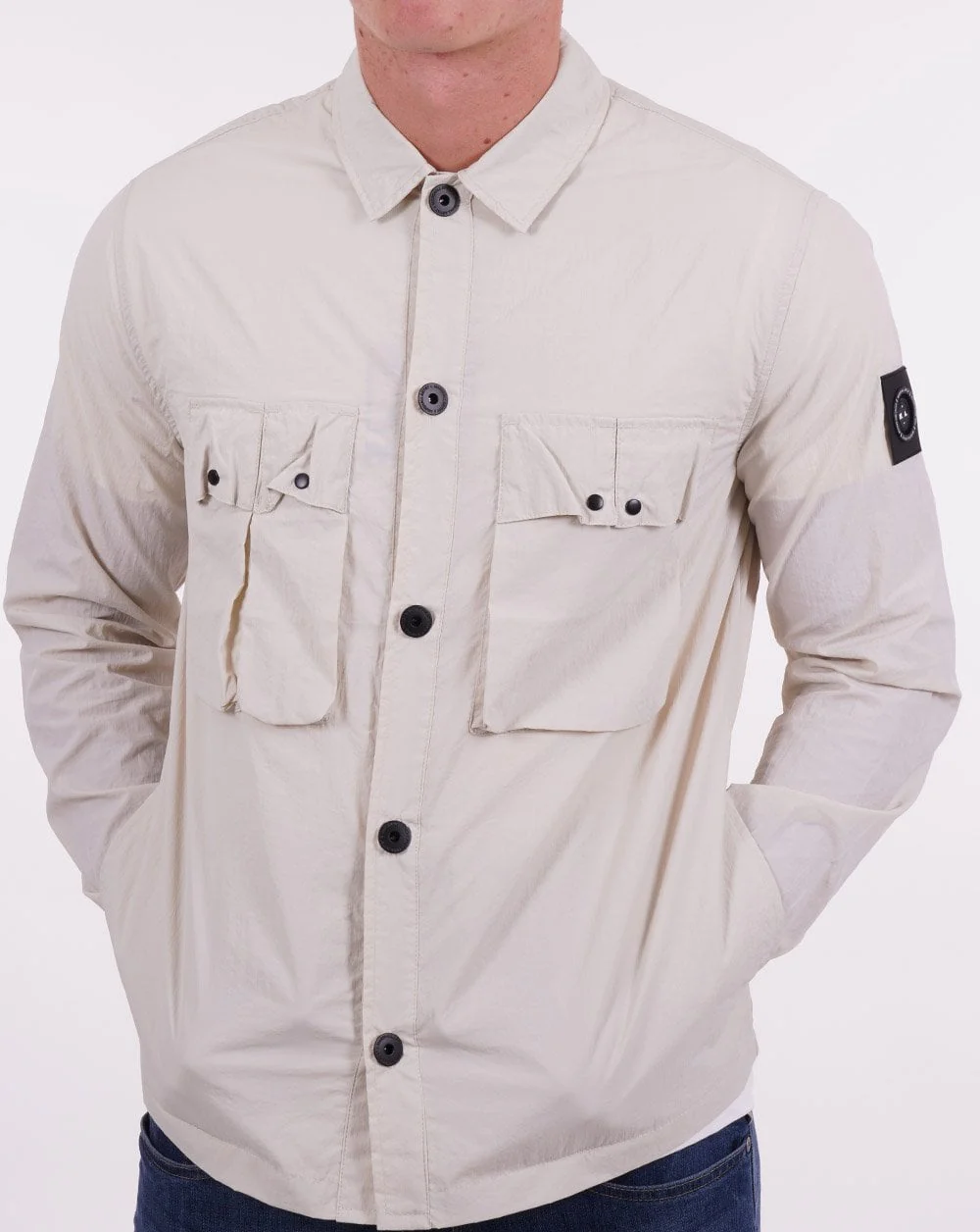 Marshall Artist Compacta Quinto Overshirt Stone - Image 4