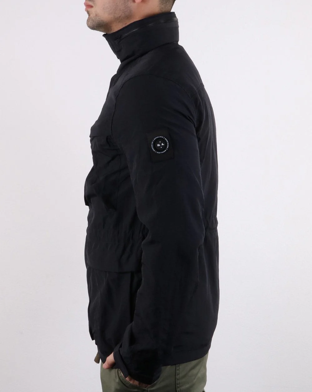 Marshall Artist Garment Dyed Field Jacket Navy - Image 4