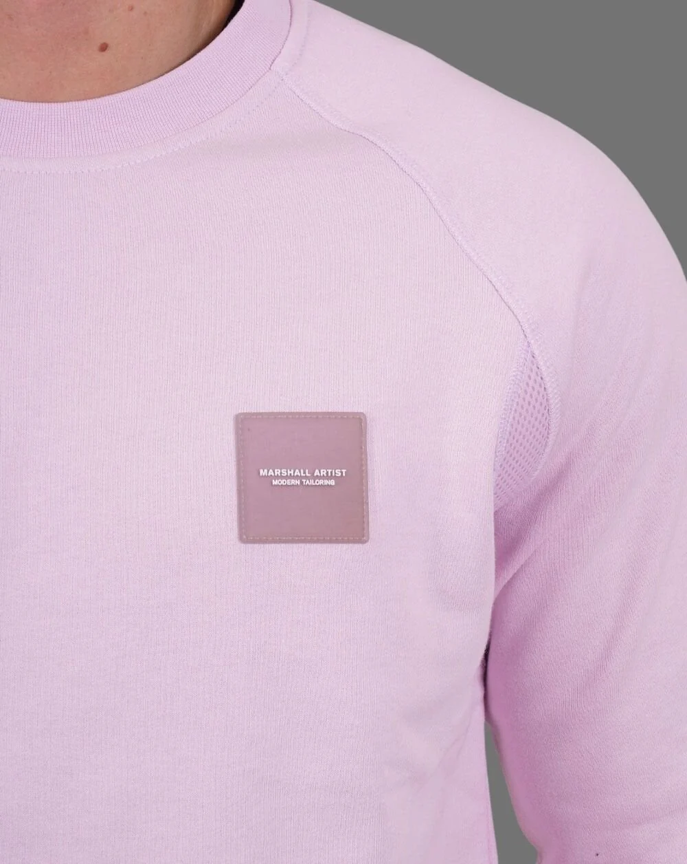 Marshall Artist Insignia Crew Neck Sweat Quartz Pink - Image 2
