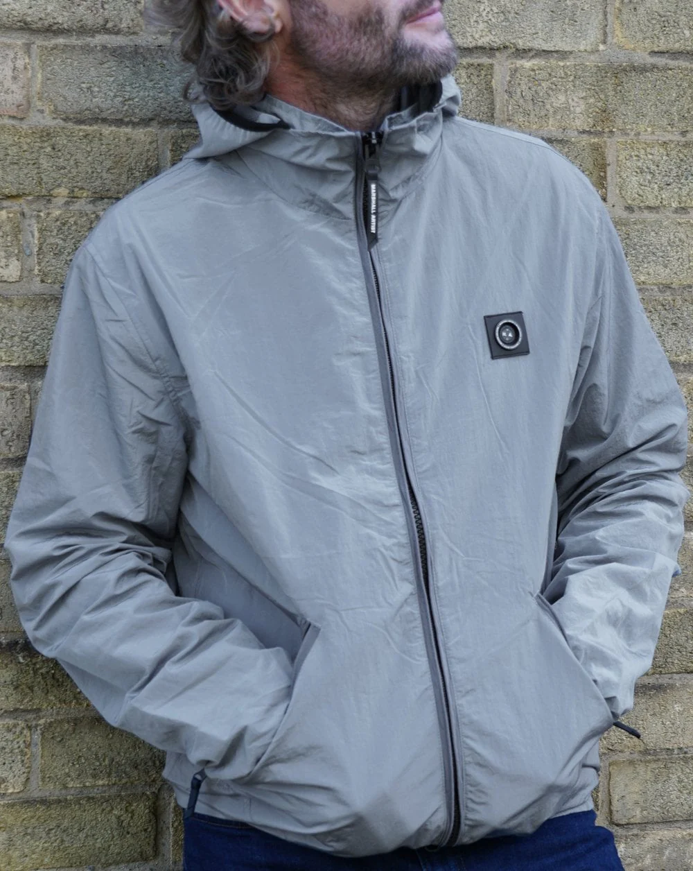 Marshall Artist Jacket Silver Grey - Image 4