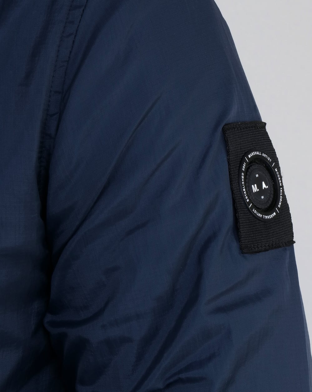 Marshall Artist Light Shell Ripstop Windrunner Navy - Image 3