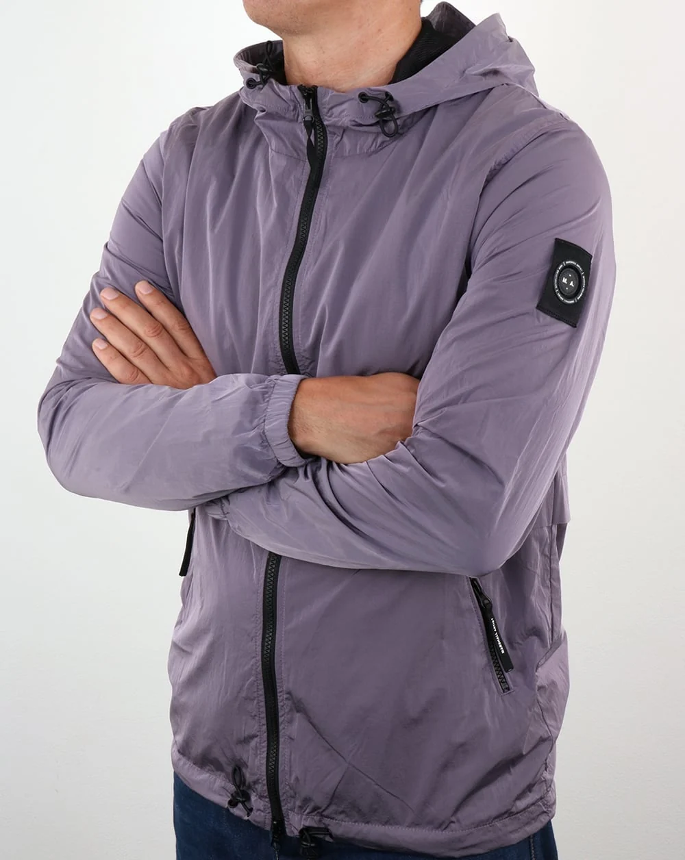 Marshall Artist Liquid Nylon Windrunner Lilac - Image 2