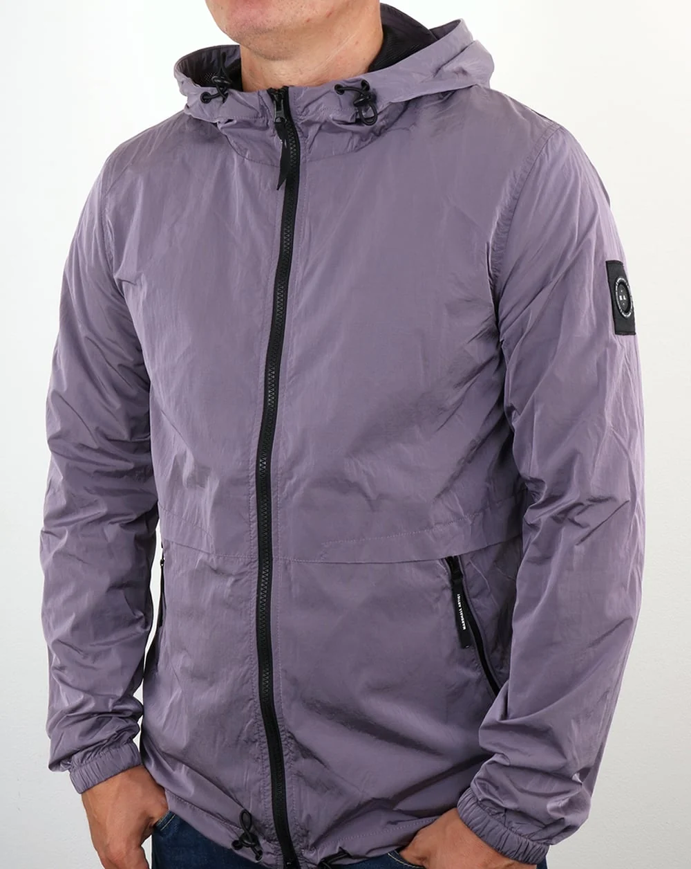 Marshall Artist Liquid Nylon Windrunner Lilac - Image 3
