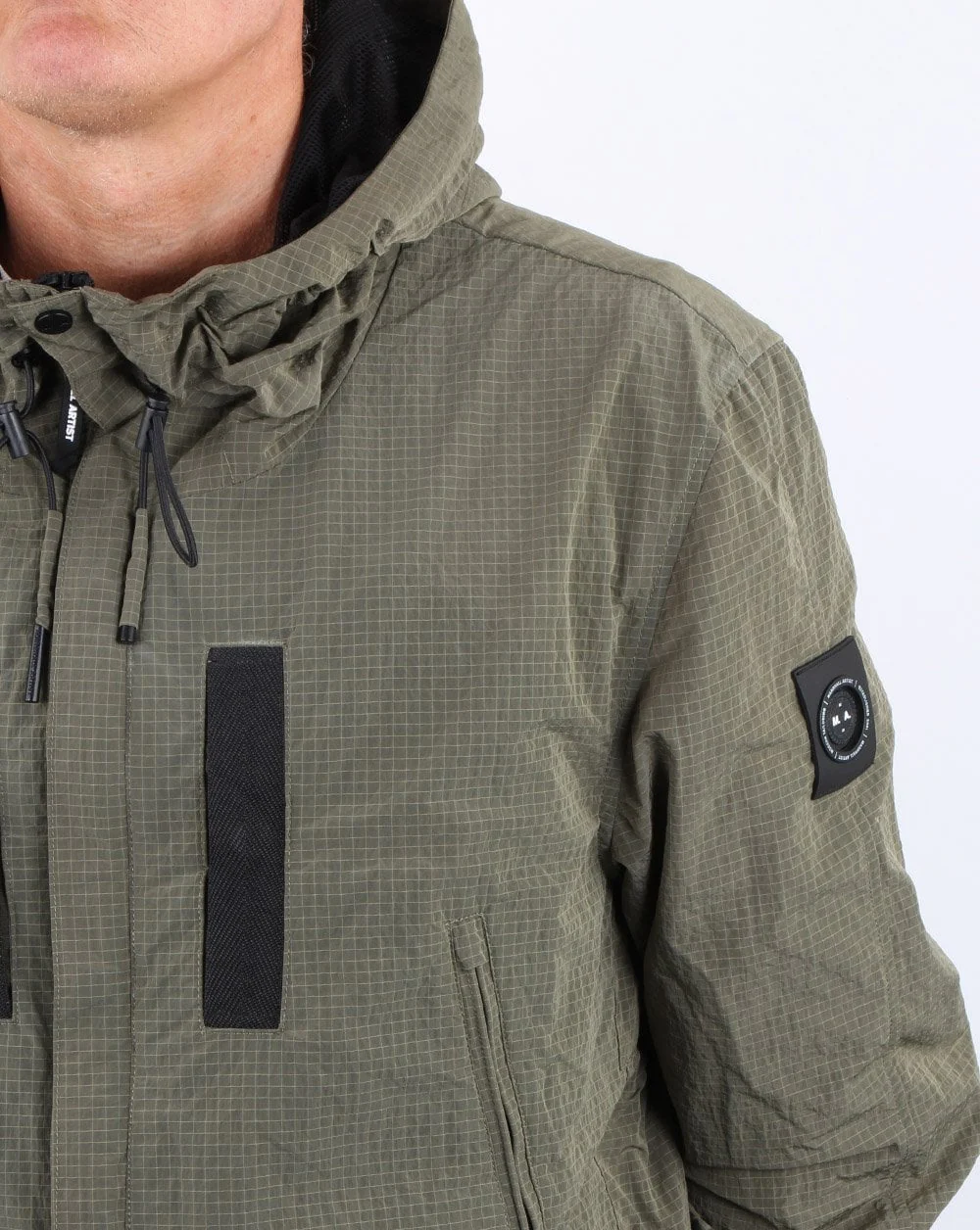 Marshall Artist Liquid Ripstop Parka Khaki - Image 2