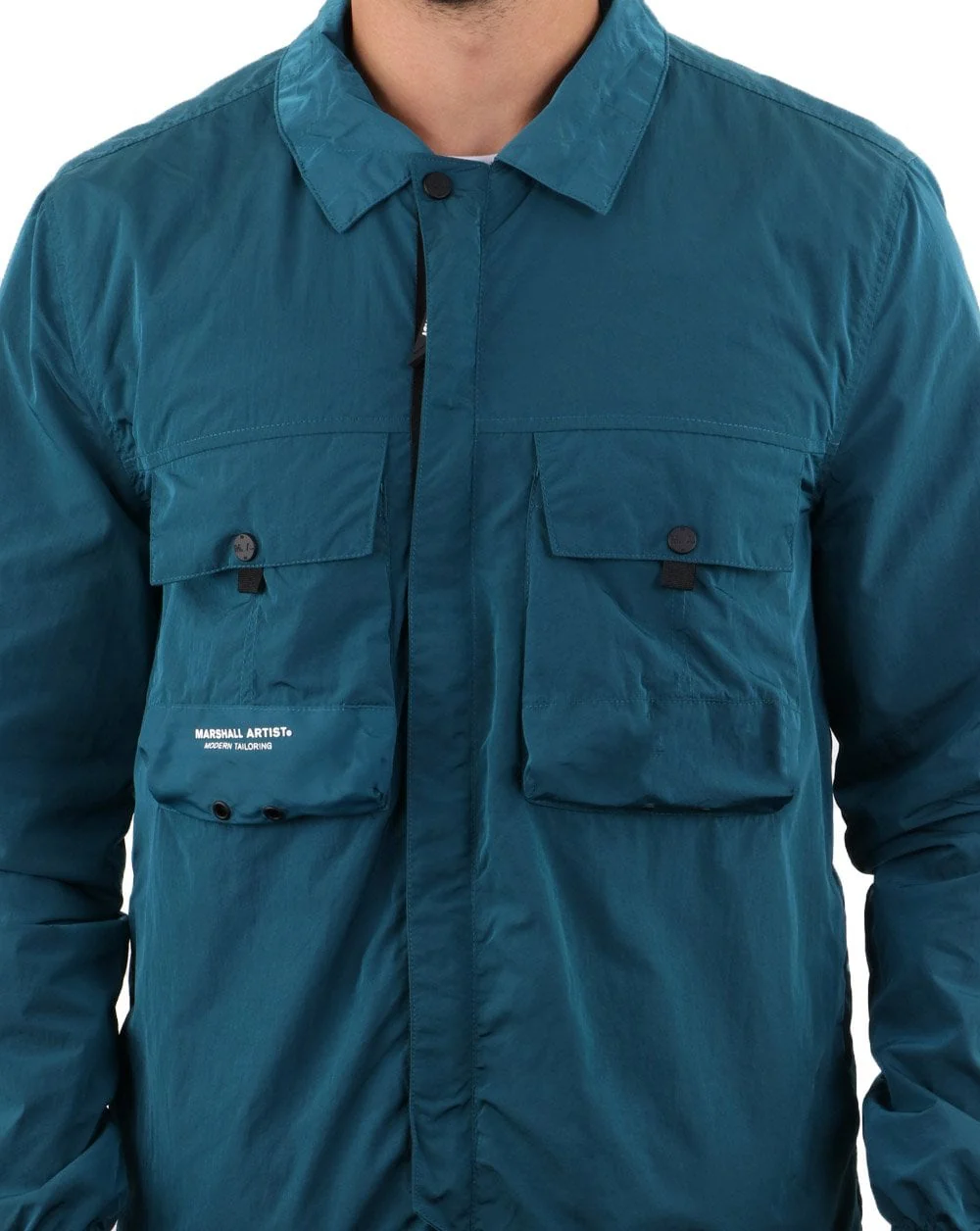 Marshall Artist Molecular Overshirt Teal - Image 5