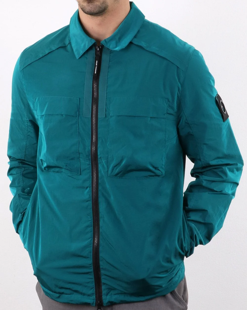 Marshall Artist Molecular Overshirt Teal - Image 3