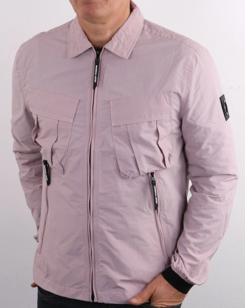 Marshall Artist Overshirt - Dusky Pink - Image 3