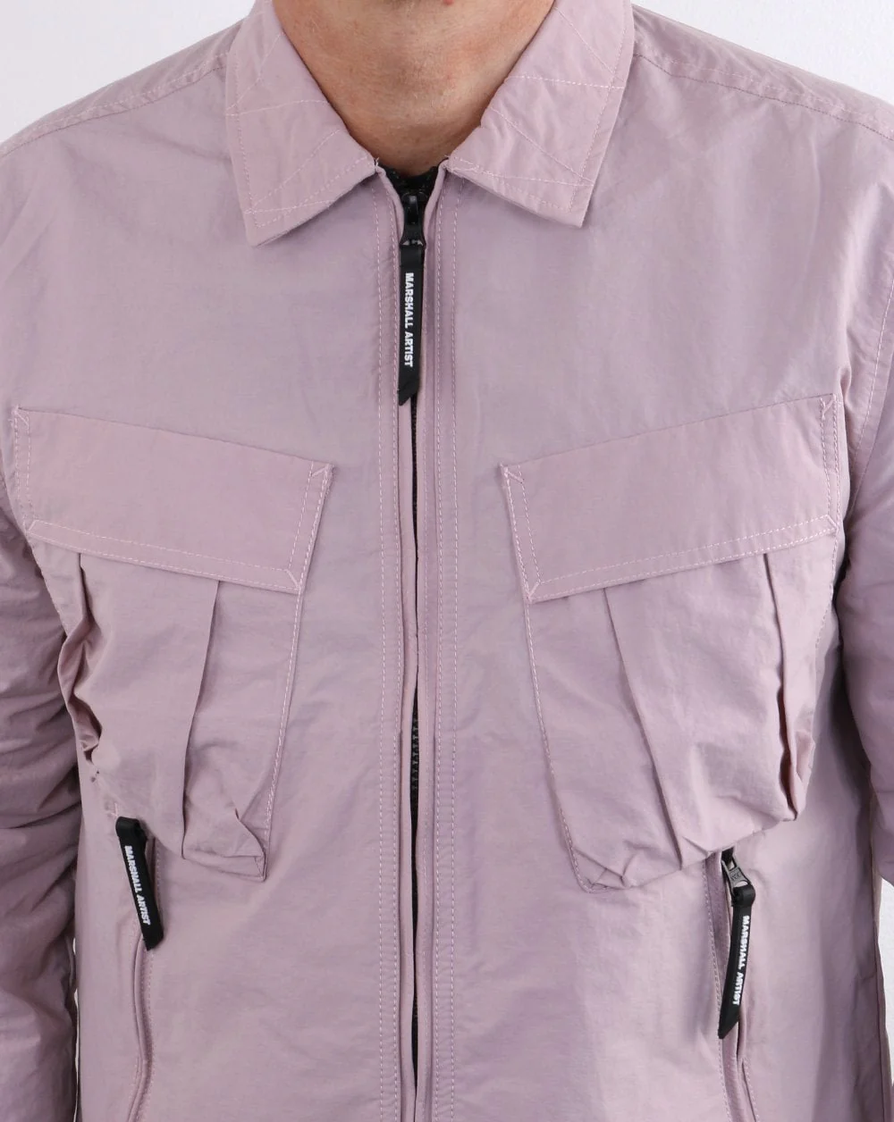 Marshall Artist Overshirt - Dusky Pink - Image 5