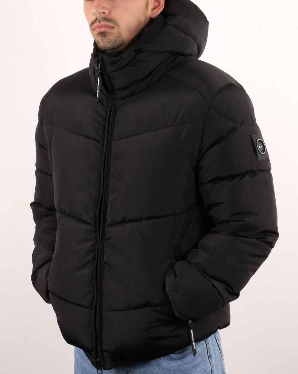 Marshall Artist Paninaro Bubble Jacket Black - Image 4