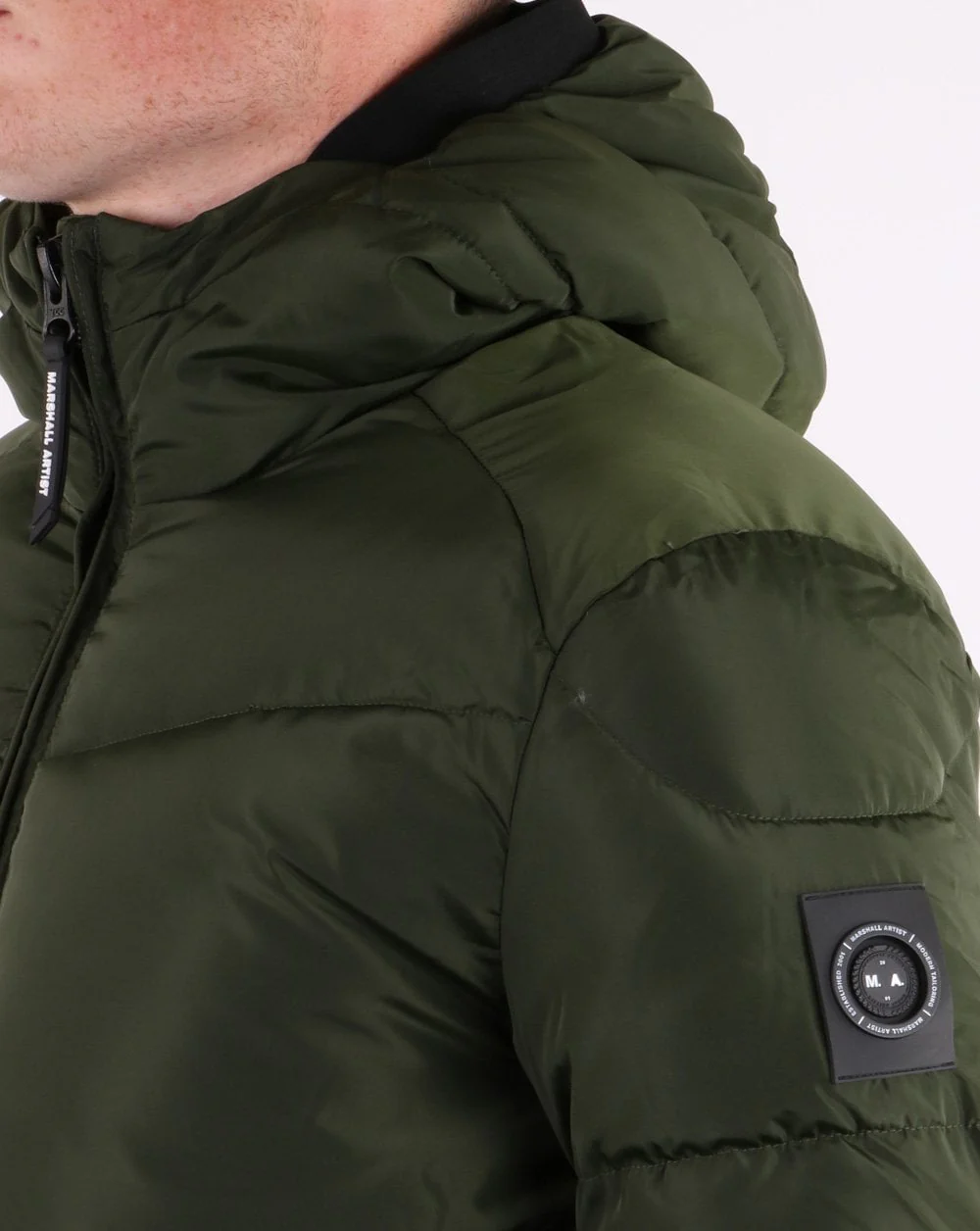 Marshall Artist Paninaro Bubble Jacket Khaki - Image 5
