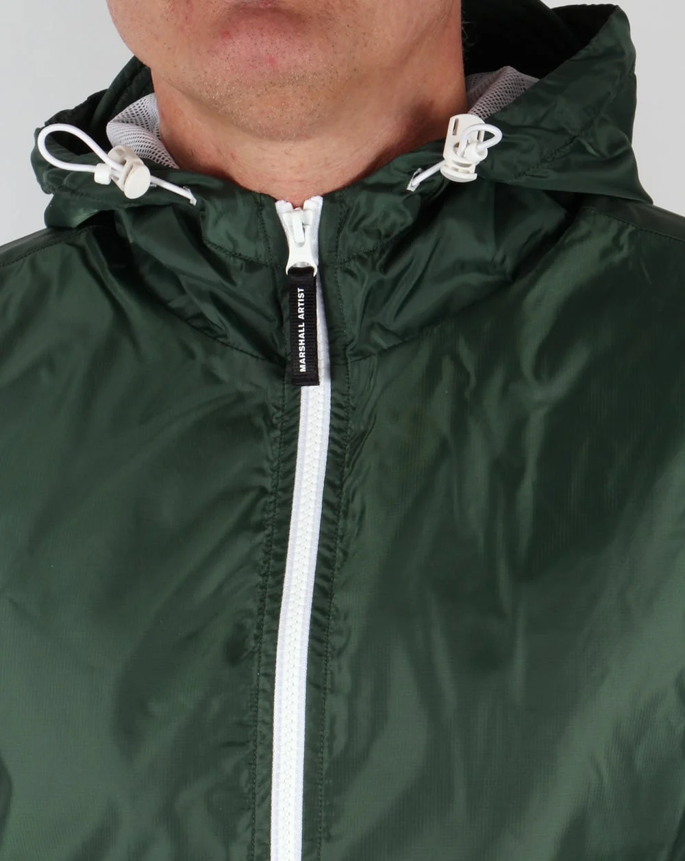 Marshall Artist Ripstop Light Shell Jacket Awaydays Green - Image 2