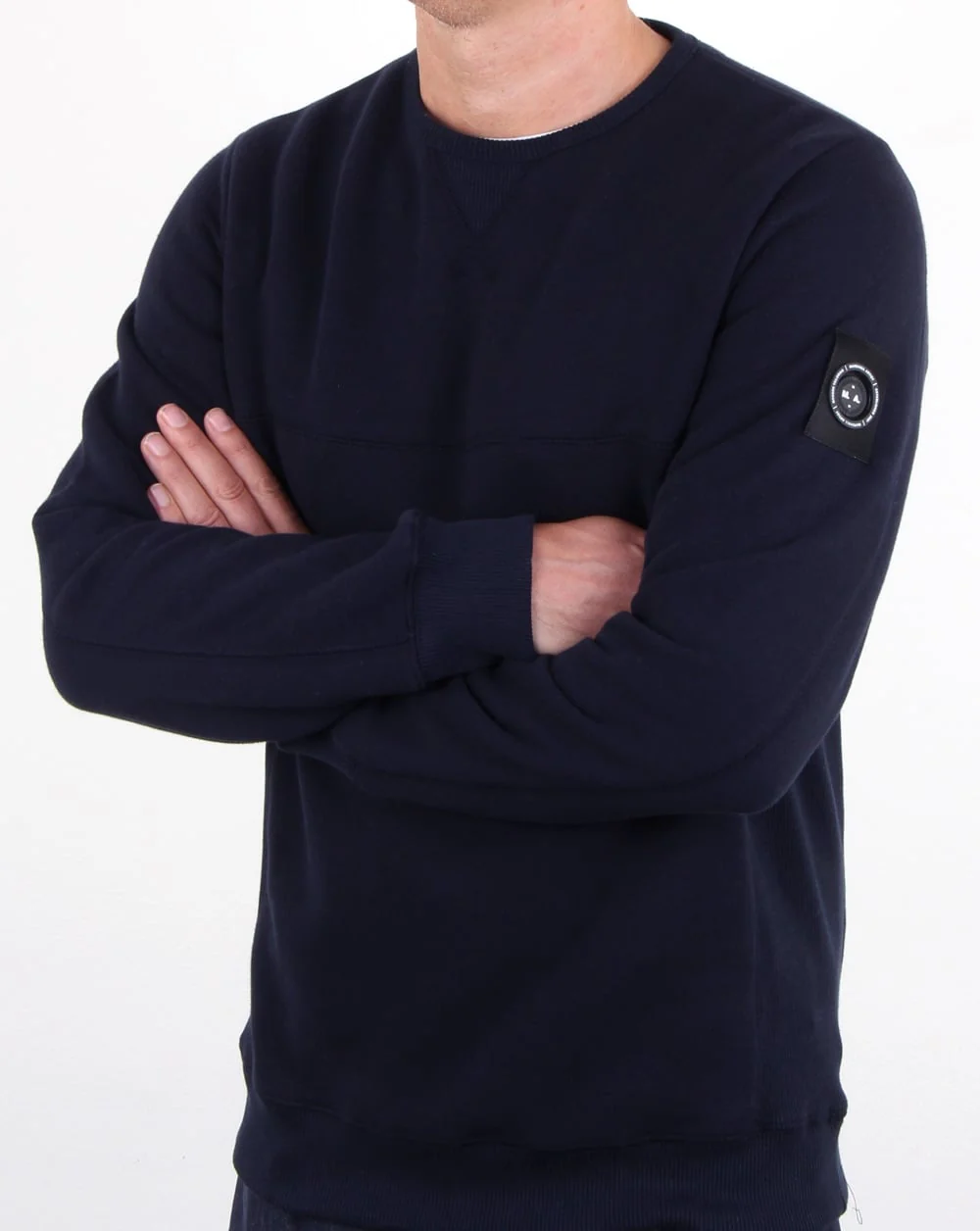 Marshall Artist Siren Crew Neck Sweat Navy - Image 3