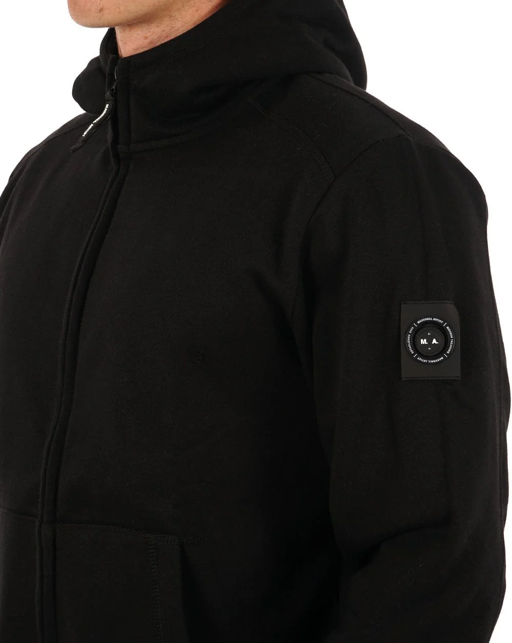 Marshall Artist Siren Full Zip Hoodie Black - Image 2