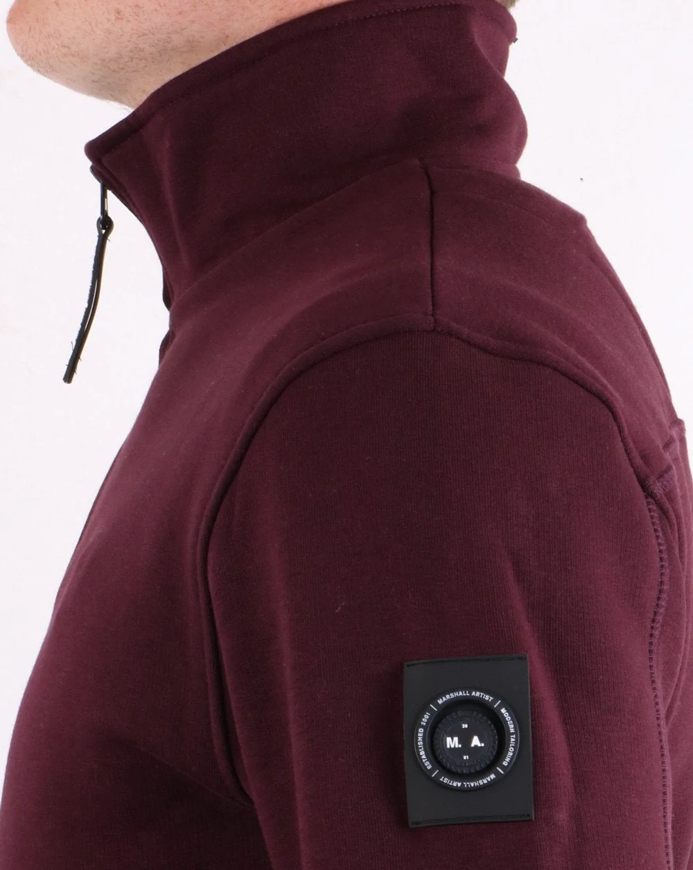Marshall Artist Siren Half Zip Sweatshirt Fig - Image 4