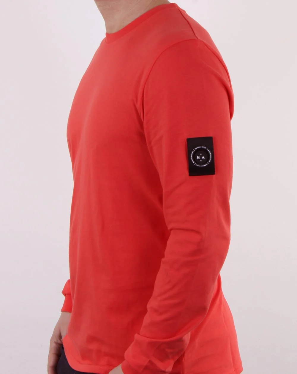 Marshall Artist Siren Long Sleeve T Shirt Coral - Image 3