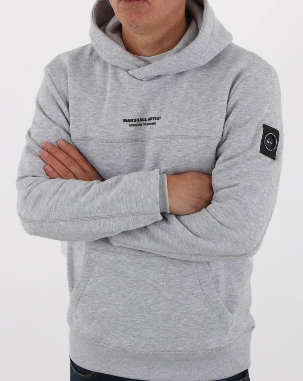 Marshall Artist Siren Oth Hoody Grey Marl - Image 4