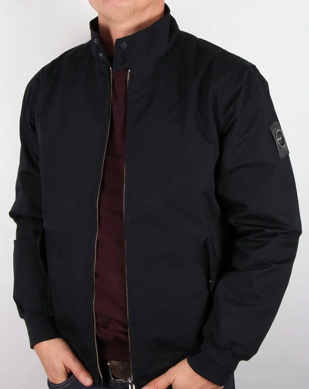 Marshall Artist Tech Harrington Jacket Navy - Image 2