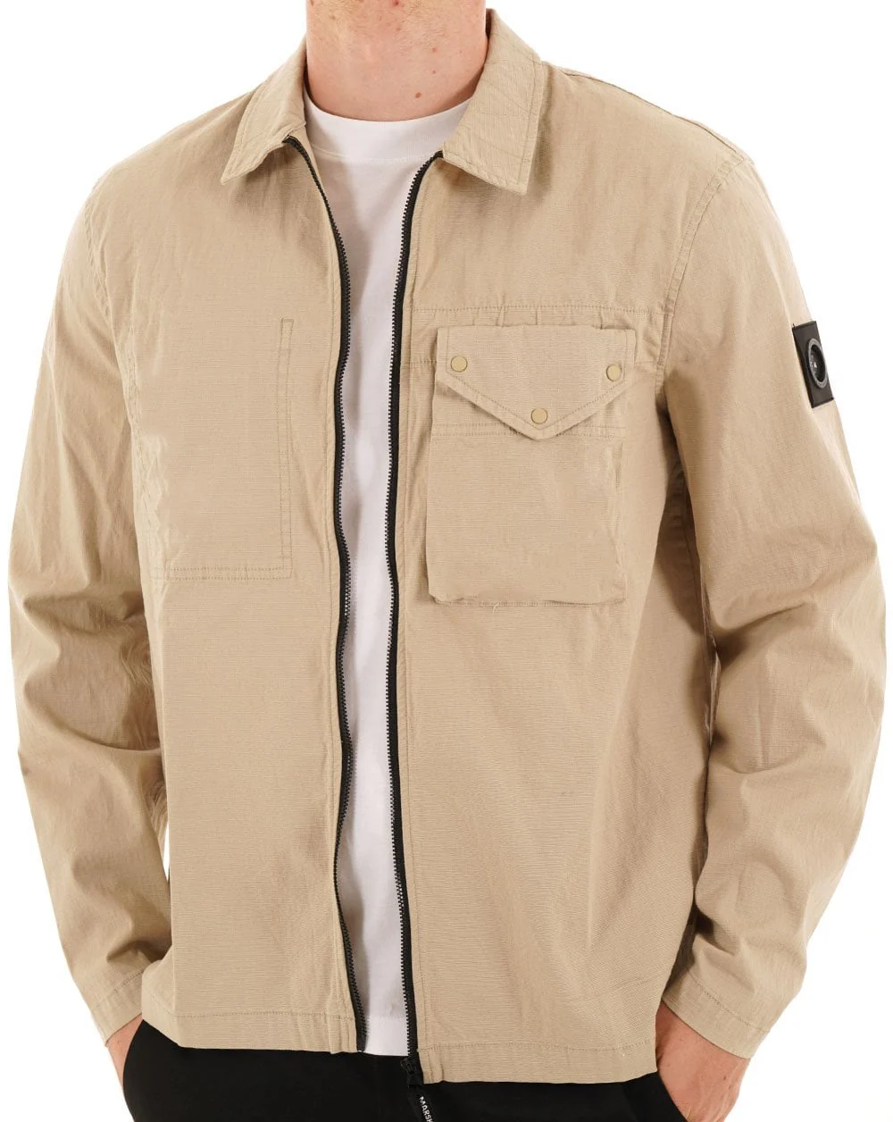 Marshall Artist Vena Overshirt Stone - Image 3