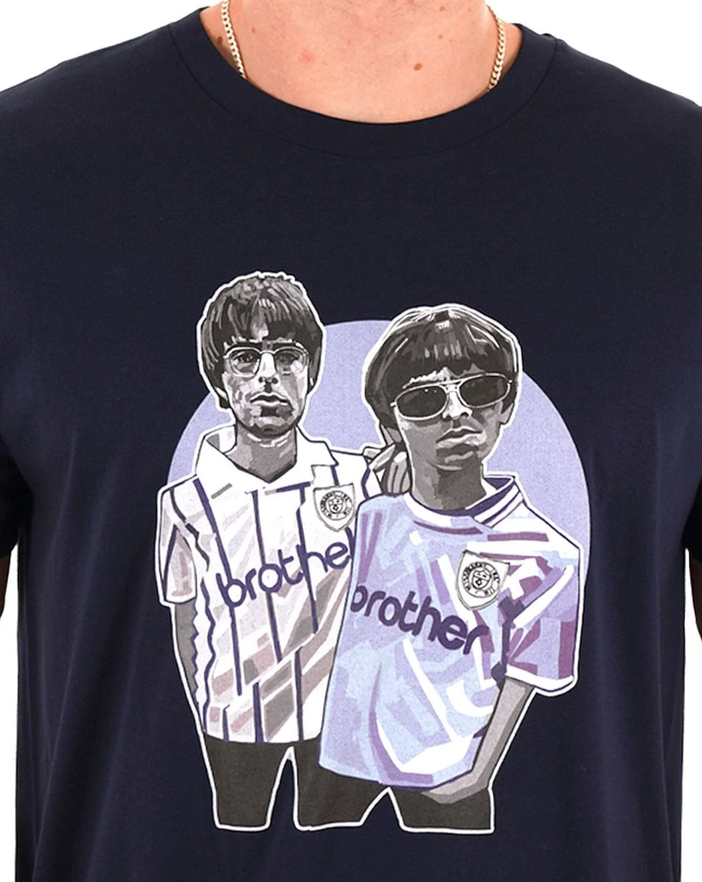 MINTY Brothers T-shirt Navy - Image 2
