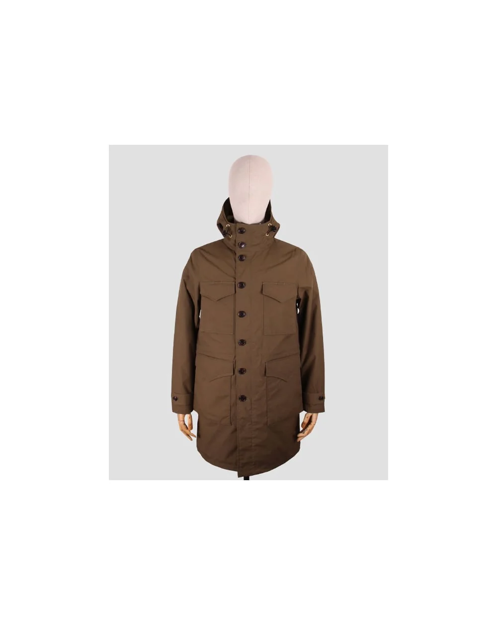 Mt Rainier Design Rip-stop Army Coat Olive Green