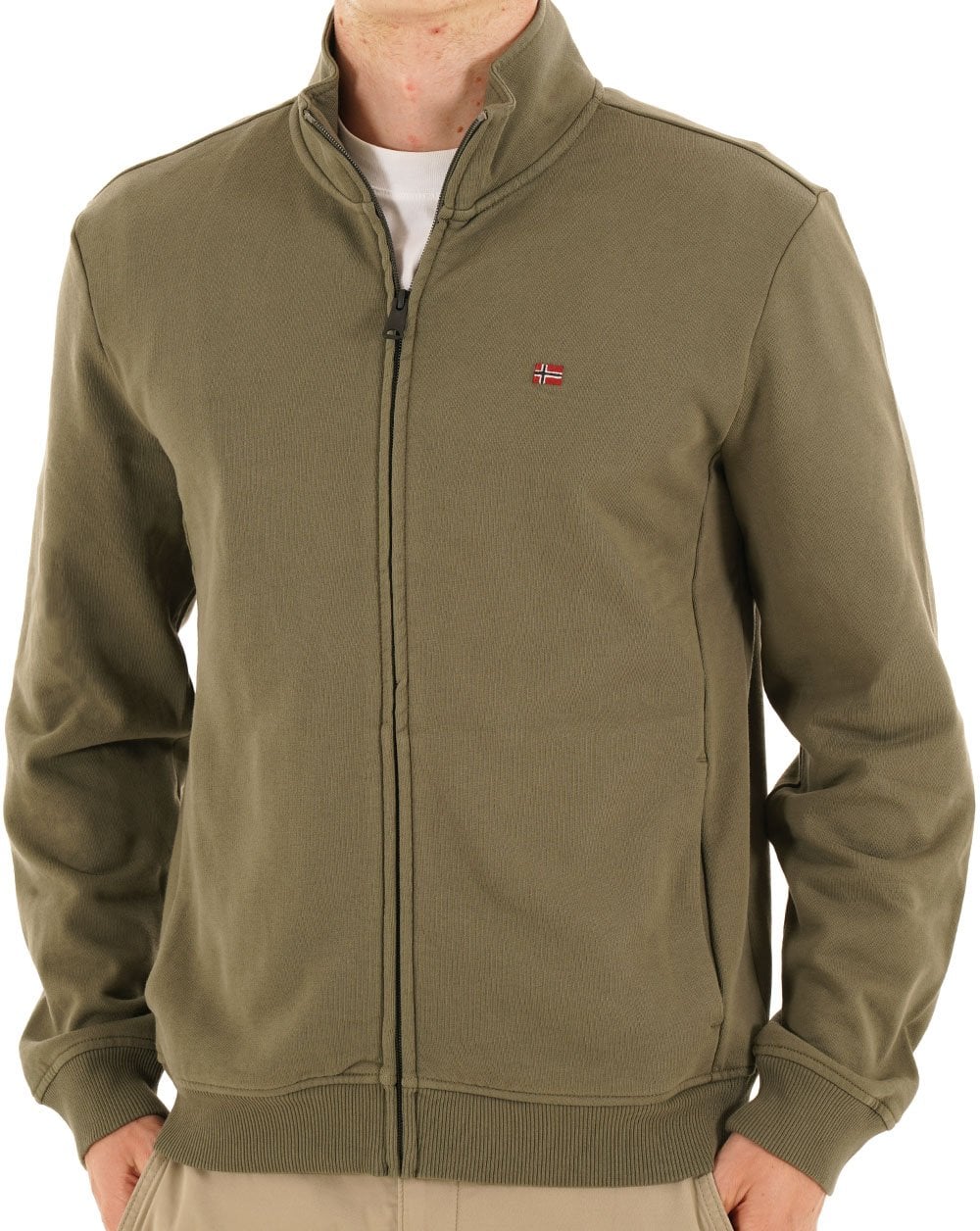 Napapijri Balis Full Zip Sweat Tea Leaf - Image 3