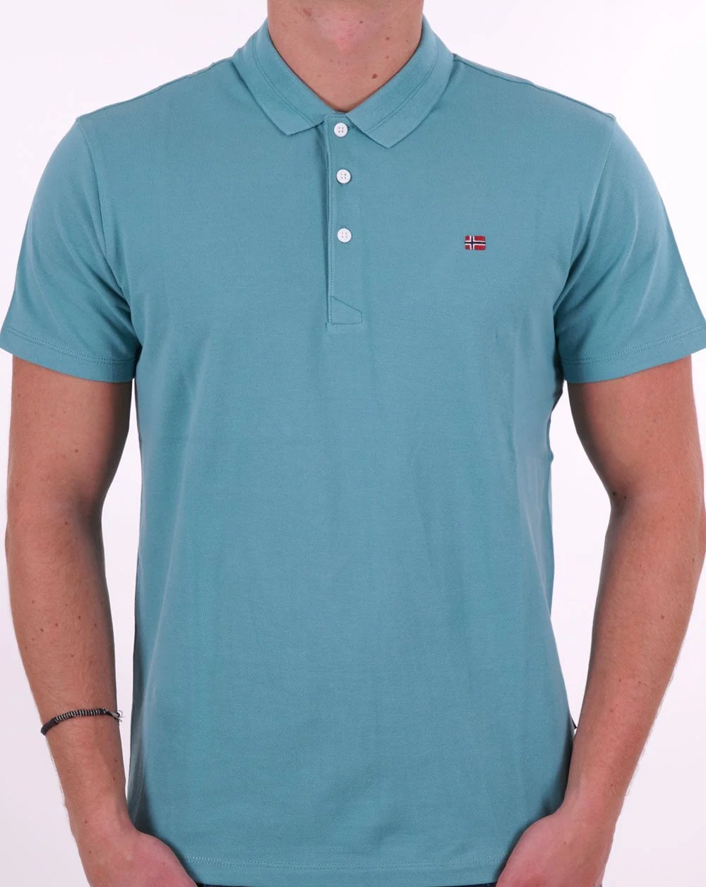 Napapijri Ealis Polo Shirt Bristol Blue - Image 3