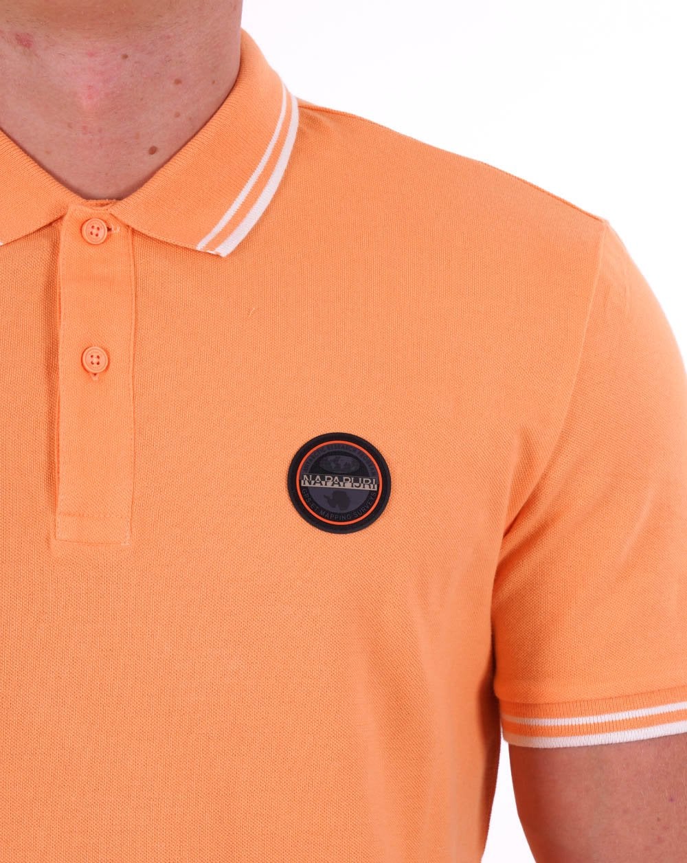 Napapijri Macas Polo Shirt Orange - Image 2