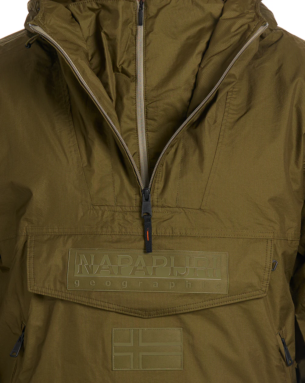 Napapijri Rainforest Next Windbreaker Dark Olive - Image 5