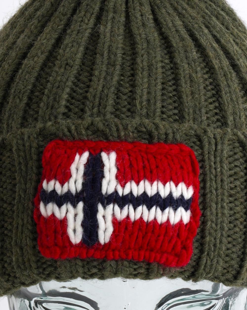 Napapijri Semiury Bobble Hat Green - Image 2