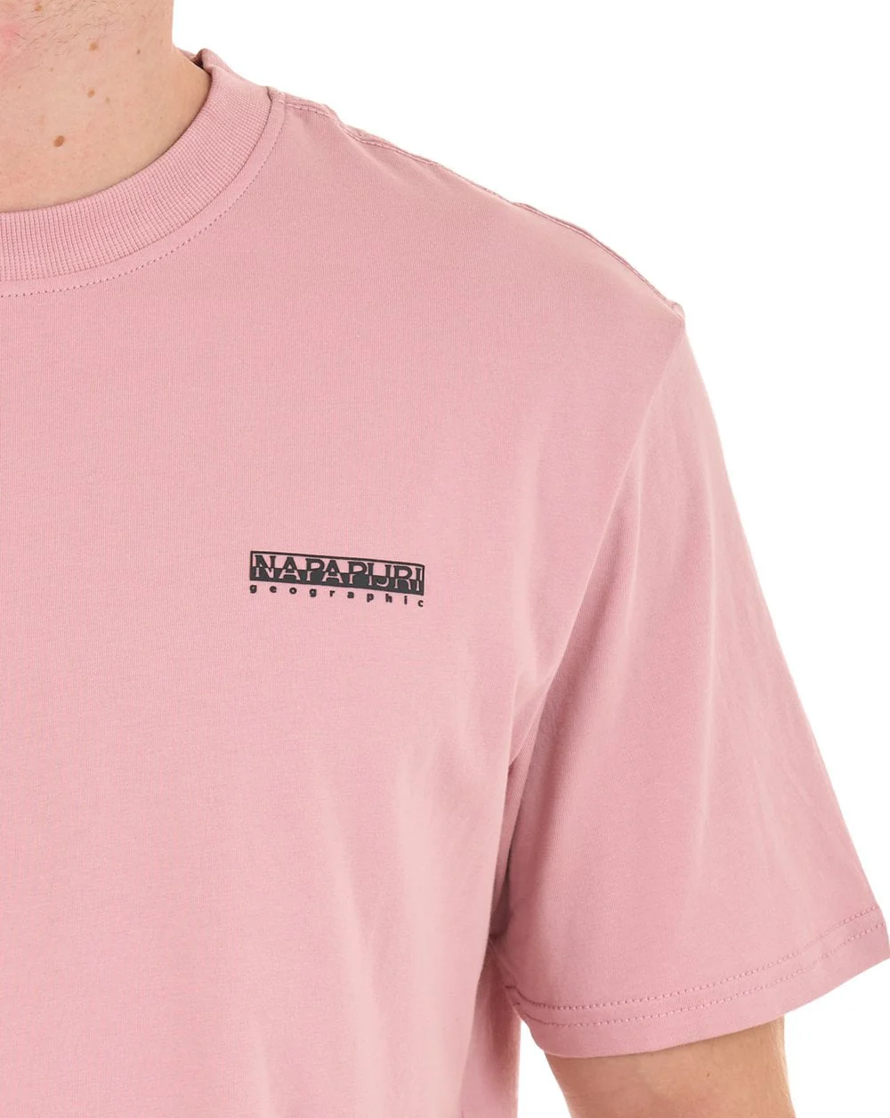 Napapijri Small Box T Shirt Dusky Pink - Image 4