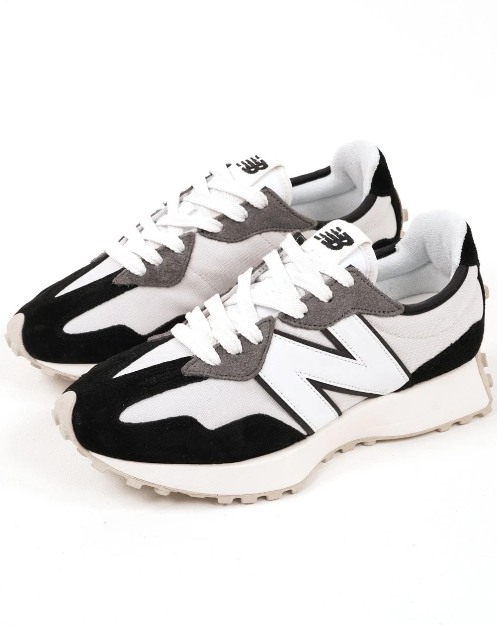 New Balance 327 Trainers White/Black - Image 2