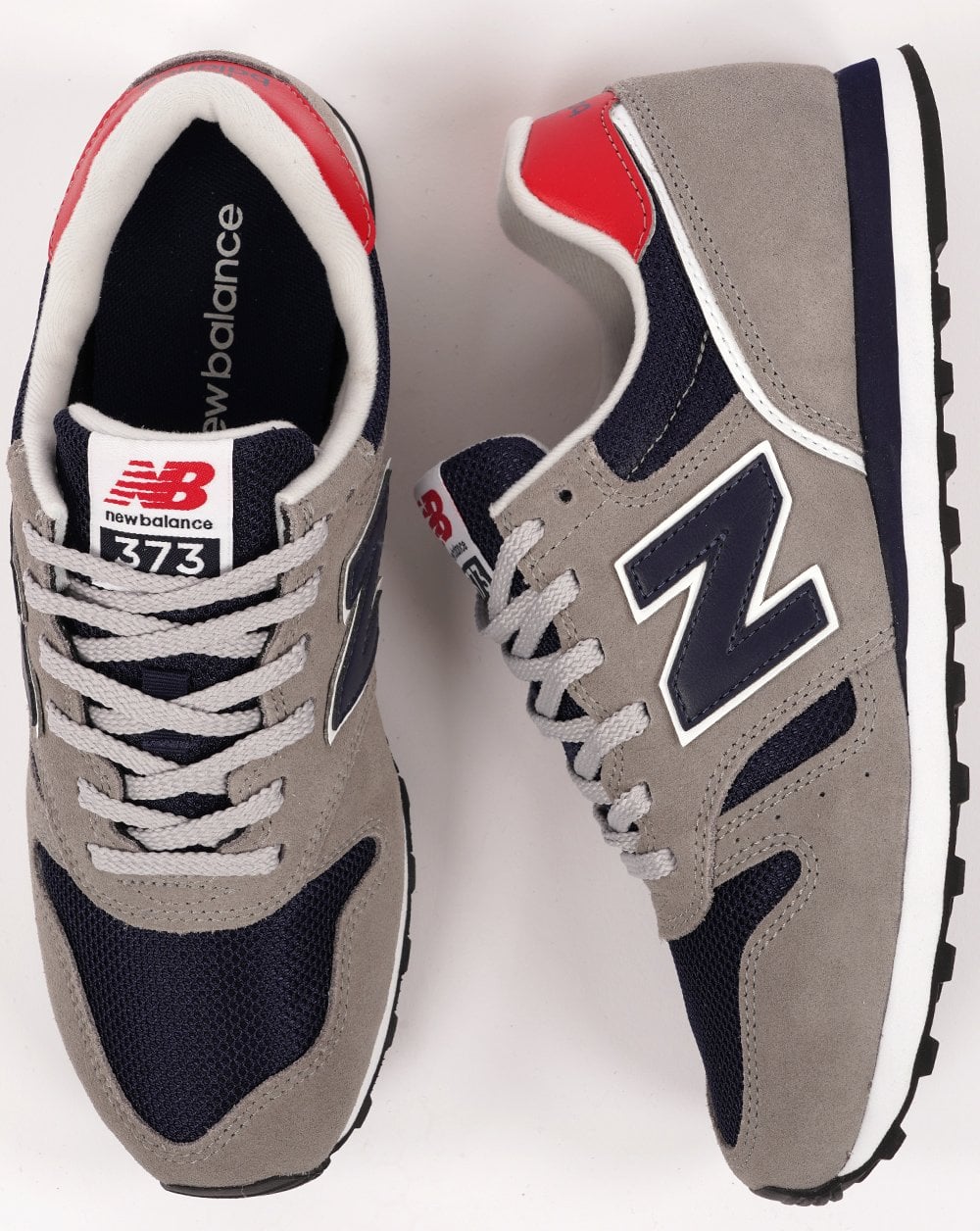 New Balance 373 Trainer Grey/Navy - Image 4